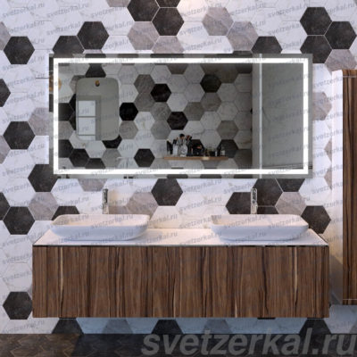 CLASSIC Зеркало с подсветкой для ванной комнаты купить в Москве